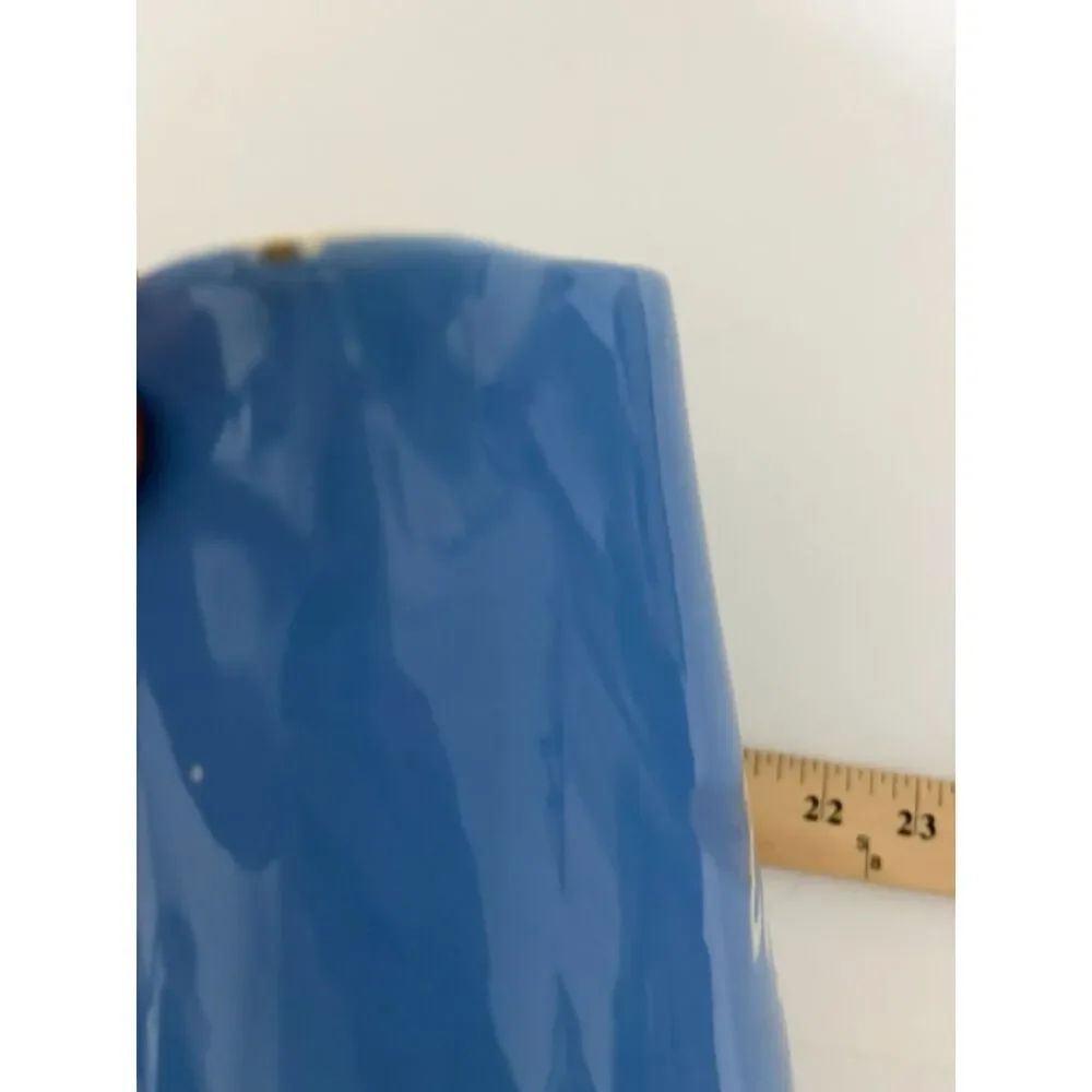 Vintage Cameoware blue pitcher 6